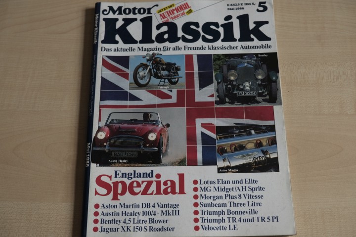 Motor Klassik 05/1986